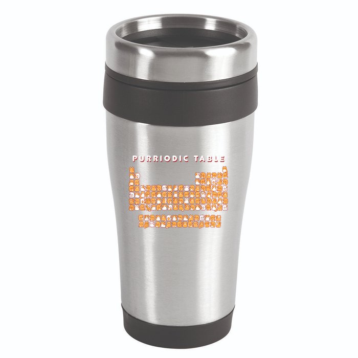 Purriodic Table Cat Funny 16oz Travel Tumbler