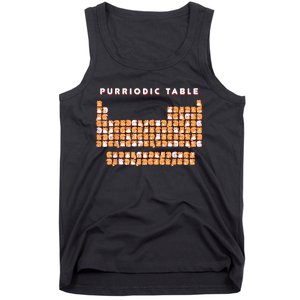 Purriodic Table Cat Funny Tank Top