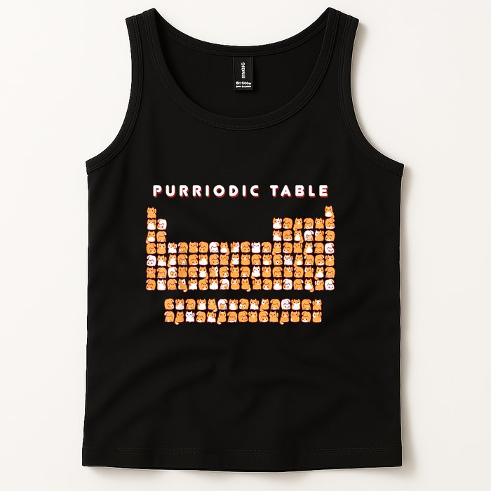 Purriodic Table Cat Funny Tank Top