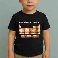 Purriodic Table Cat Funny Toddler T-Shirt