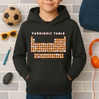 Purriodic Table Cat Funny Kids Hoodie