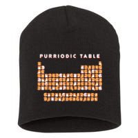 Purriodic Table Cat Funny Short Acrylic Beanie