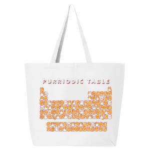 Purriodic Table Cat Funny 25L Jumbo Tote