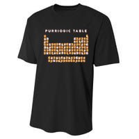 Purriodic Table Cat Funny Performance Sprint T-Shirt