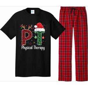 Physical Therapy Christmas Santa Hat Pt Therapist Xmas Cool Gift Pajama Set