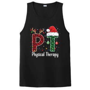 Physical Therapy Christmas Santa Hat Pt Therapist Xmas Cool Gift PosiCharge Competitor Tank