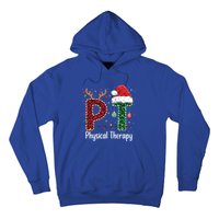 Physical Therapy Christmas Santa Hat Pt Therapist Xmas Cool Gift Hoodie