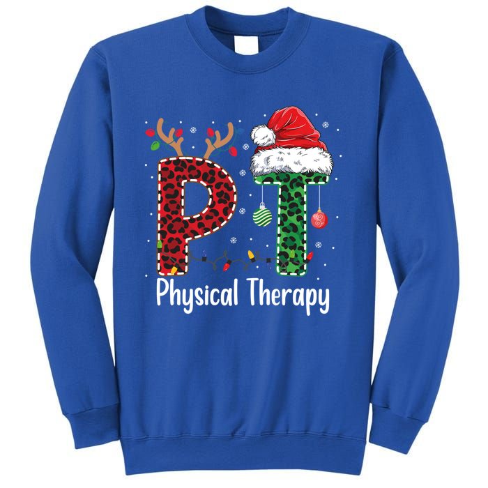 Physical Therapy Christmas Santa Hat Pt Therapist Xmas Cool Gift Sweatshirt