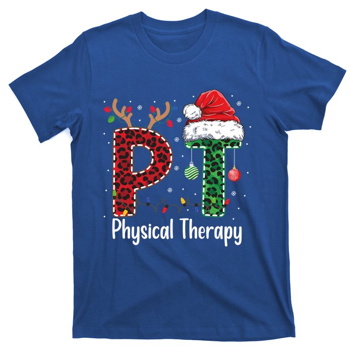 Physical Therapy Christmas Santa Hat Pt Therapist Xmas Cool Gift T-Shirt