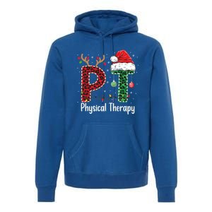 Physical Therapy Christmas Santa Hat Pt Therapist Xmas Cool Gift Premium Hoodie