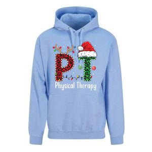 Physical Therapy Christmas Santa Hat Pt Therapist Xmas Cool Gift Unisex Surf Hoodie