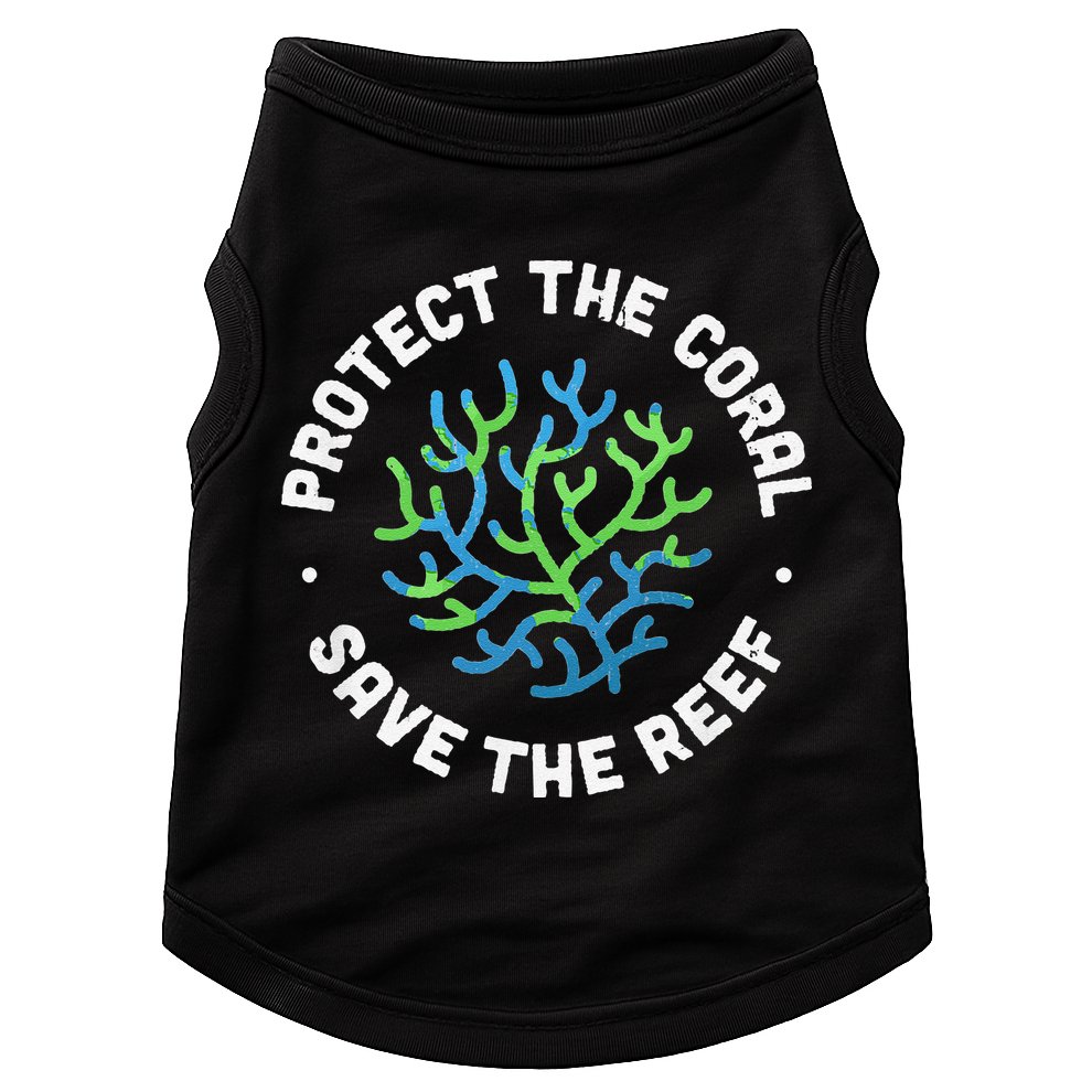 Protect The Coral Save The Reef Ocean Conservation Lover Doggie Tank
