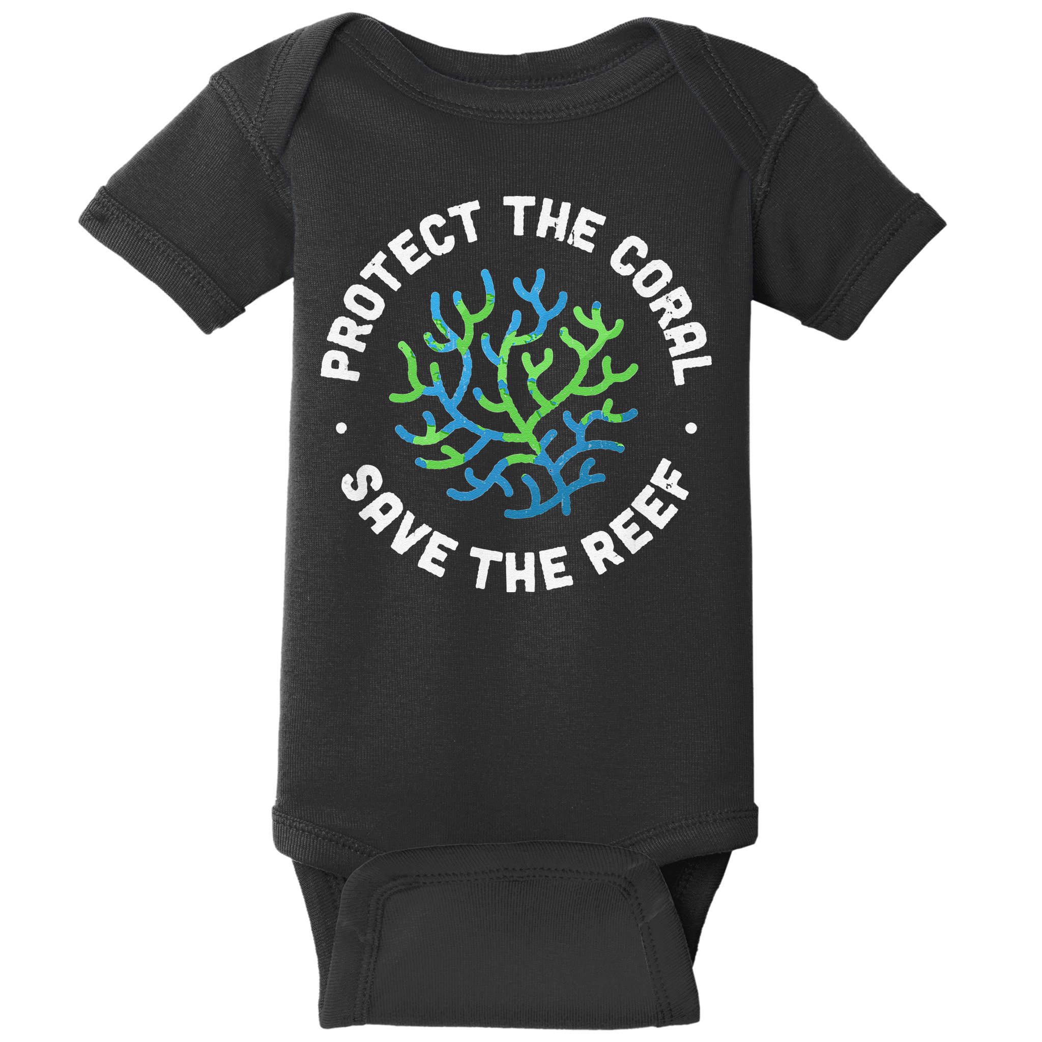 Protect The Coral Save The Reef Ocean Conservation Lover Baby Bodysuit