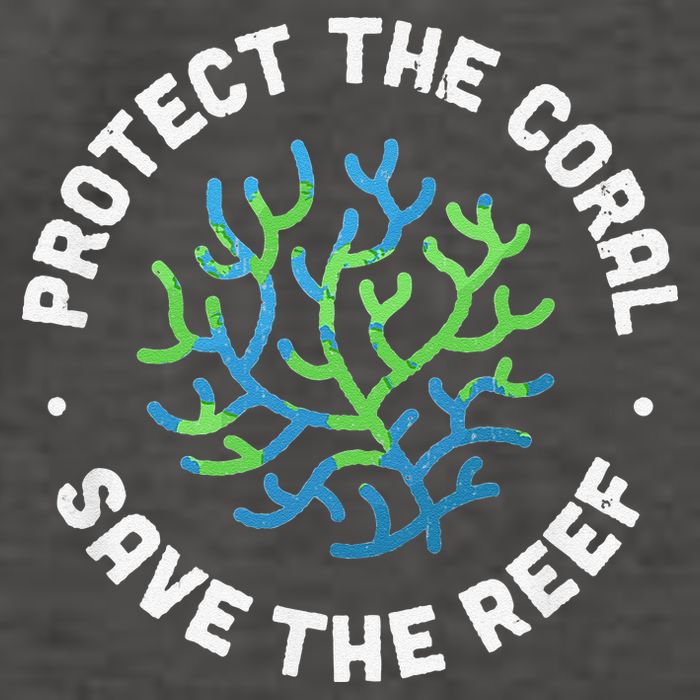 Protect The Coral Save The Reef Ocean Conservation Lover Vector Backpack