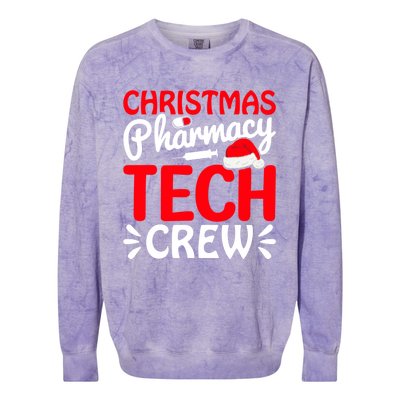 Pharmacy Tech Christmas Crew Great Gift Colorblast Crewneck Sweatshirt