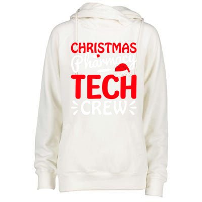 Pharmacy Tech Christmas Crew Great Gift Womens Funnel Neck Pullover Hood