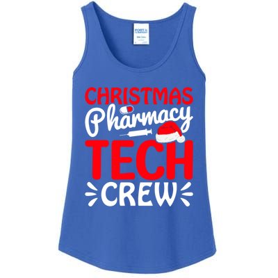 Pharmacy Tech Christmas Crew Great Gift Ladies Essential Tank