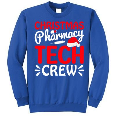 Pharmacy Tech Christmas Crew Great Gift Tall Sweatshirt