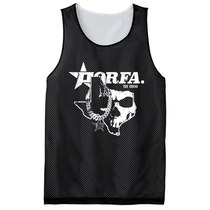 Porfa Texas Chain Mesh Reversible Basketball Jersey Tank