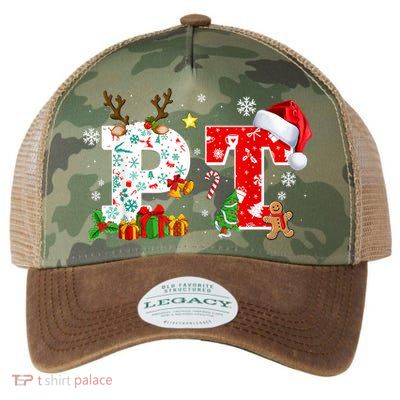 Physical Therapy Christmas Santa Hat PT Therapist Xmas Legacy Tie Dye Trucker Hat