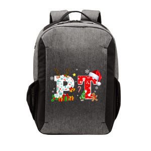 Physical Therapy Christmas Santa Hat PT Therapist Xmas Vector Backpack