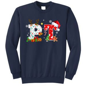 Physical Therapy Christmas Santa Hat PT Therapist Xmas Sweatshirt