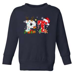 Physical Therapy Christmas Santa Hat PT Therapist Xmas Toddler Sweatshirt