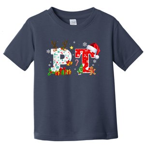 Physical Therapy Christmas Santa Hat PT Therapist Xmas Toddler T-Shirt