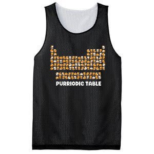 Periodic Table Cat Chemistry Pun Periodic Mesh Reversible Basketball Jersey Tank