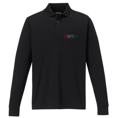 Periodic Table Chemistry With The Elets Hbcu Blerd Gift Performance Long Sleeve Polo