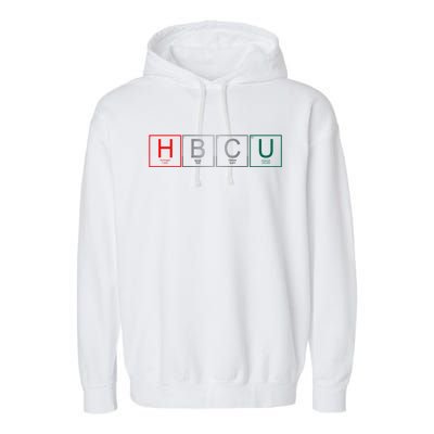 Periodic Table Chemistry With The Elets Hbcu Blerd Gift Garment-Dyed Fleece Hoodie