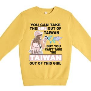 Proud Taiwan Cool From Taiwan Gift Premium Crewneck Sweatshirt