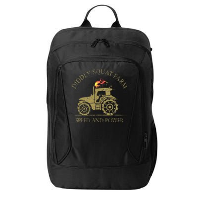 perfect tractor design diddly squat farm speed and power City Backpack