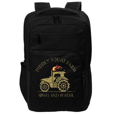 perfect tractor design diddly squat farm speed and power Impact Tech Backpack