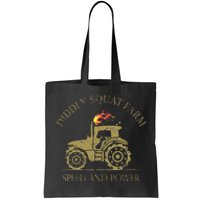 perfect tractor design diddly squat farm speed and power Tote Bag