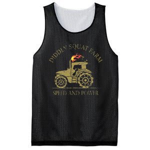 perfect tractor design diddly squat farm speed and power Mesh Reversible Basketball Jersey Tank