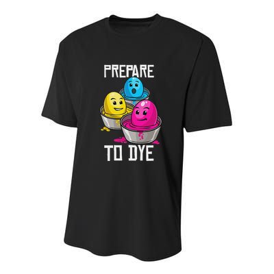 Prepare To Dye Funny Easter Family Gift Youth Performance Sprint T-Shirt
