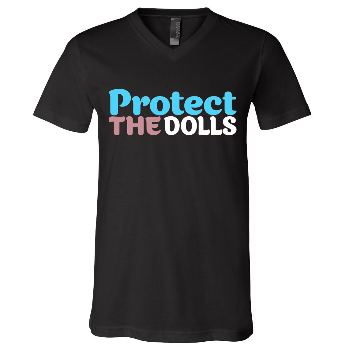 Protect The Dolls Women Solidarity  V-Neck T-Shirt