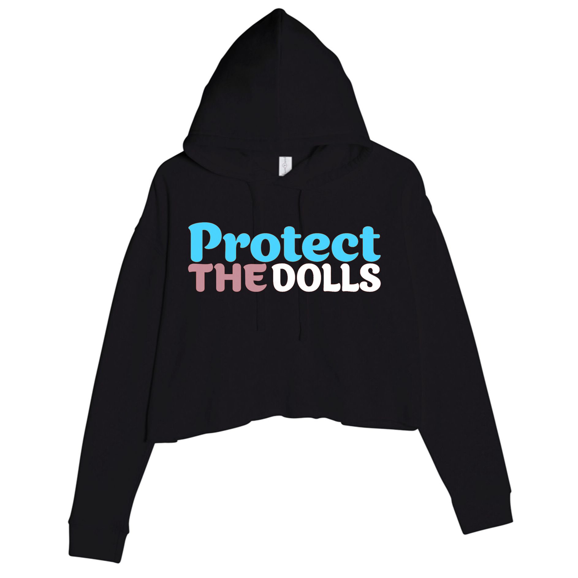 Protect The Dolls Women Solidarity  Crop Fleece Hoodie