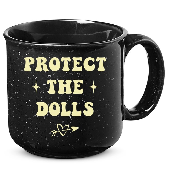 Protect The Dolls 15oz Campfire Ceramic Mug