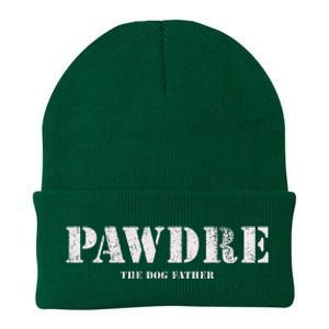 Pawdre The Dog Father Dog Dad Fathers Day Knit Cap Winter Beanie