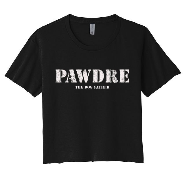 Pawdre The Dog Father Dog Dad Fathers Day Crop Top