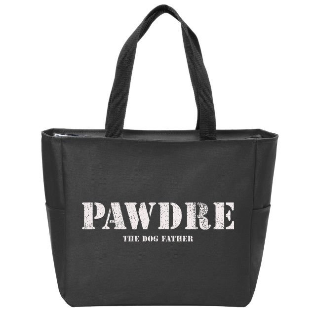 Pawdre The Dog Father Dog Dad Fathers Day Zip Tote Bag