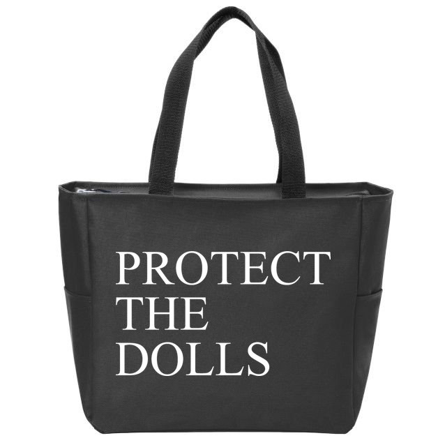 Protect The Dolls Zip Tote Bag