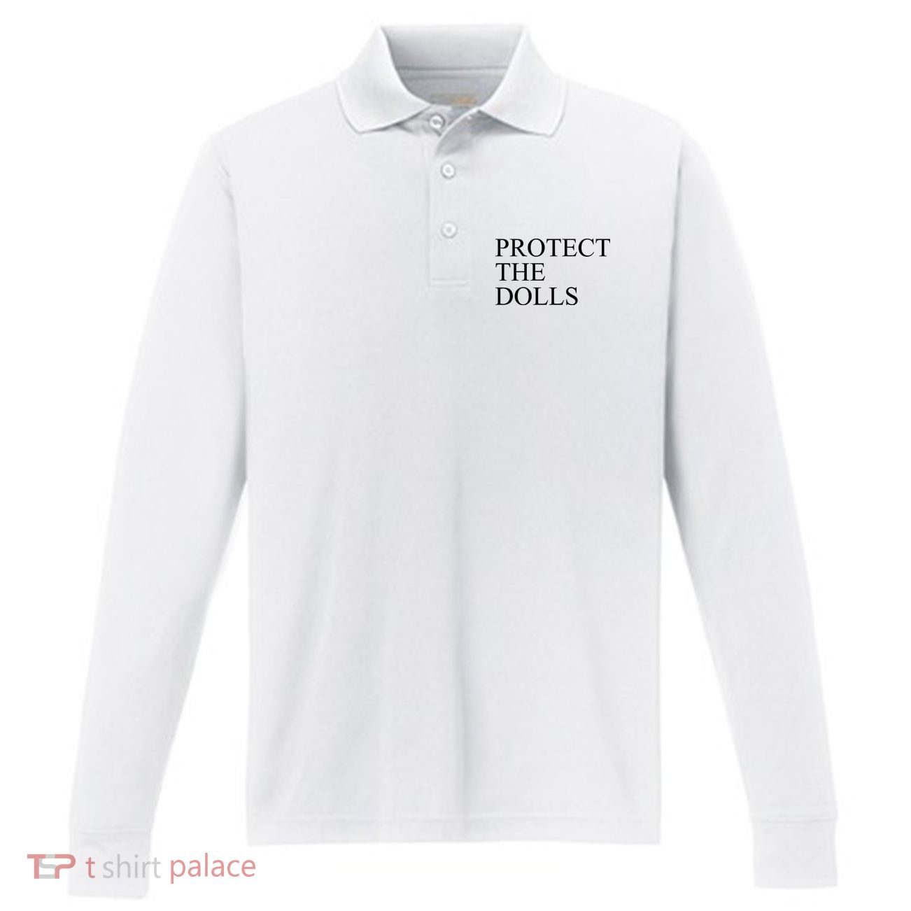Protect The Dolls Performance Long Sleeve Polo