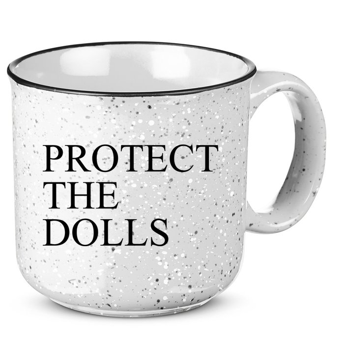 Protect The Dolls 15oz Campfire Ceramic Mug