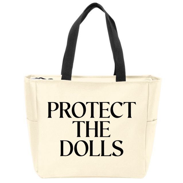 Protect The Dolls Gift Zip Tote Bag