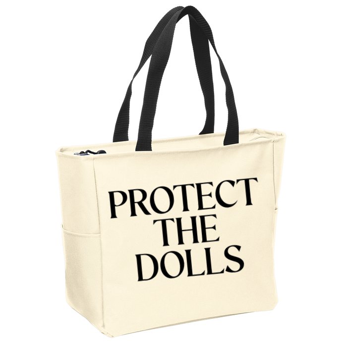 Protect The Dolls Gift Zip Tote Bag