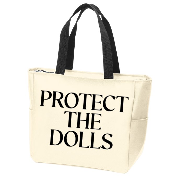 Protect The Dolls Gift Zip Tote Bag