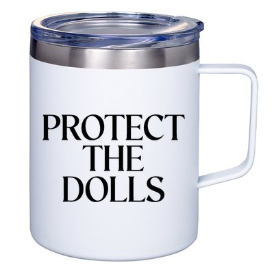 Protect The Dolls Gift 12oz Stainless Steel Coffee Mug